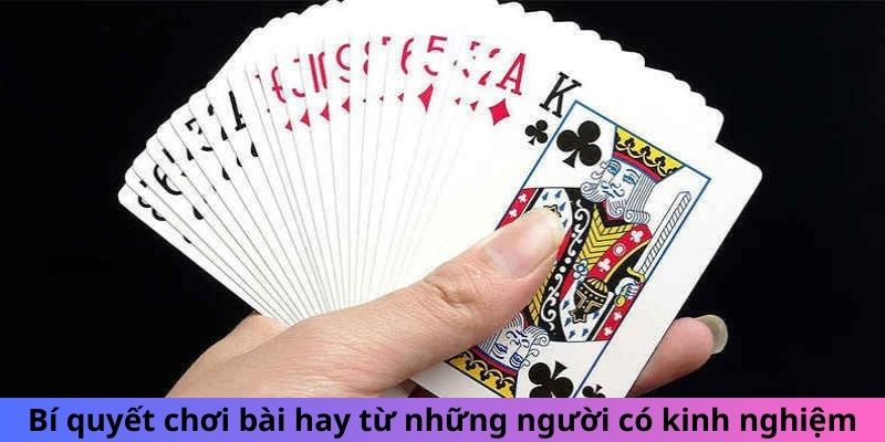 Bí quyết chơi bài hay từ những người có kinh nghiệm