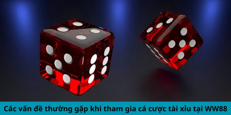 Các vấn đề thường gặp khi tham gia cá cược Tài Xỉu tại WW88